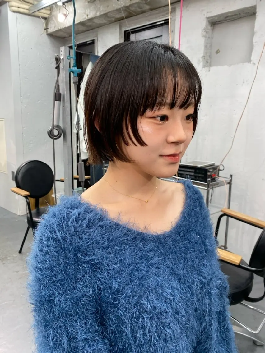 ミディアム ボブ 姫カット 平沼 祐哉/パーマのヘアスタイル