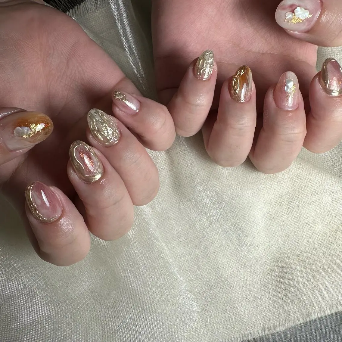 ネイル ハンドネイル 里見 麗のネイルデザイン