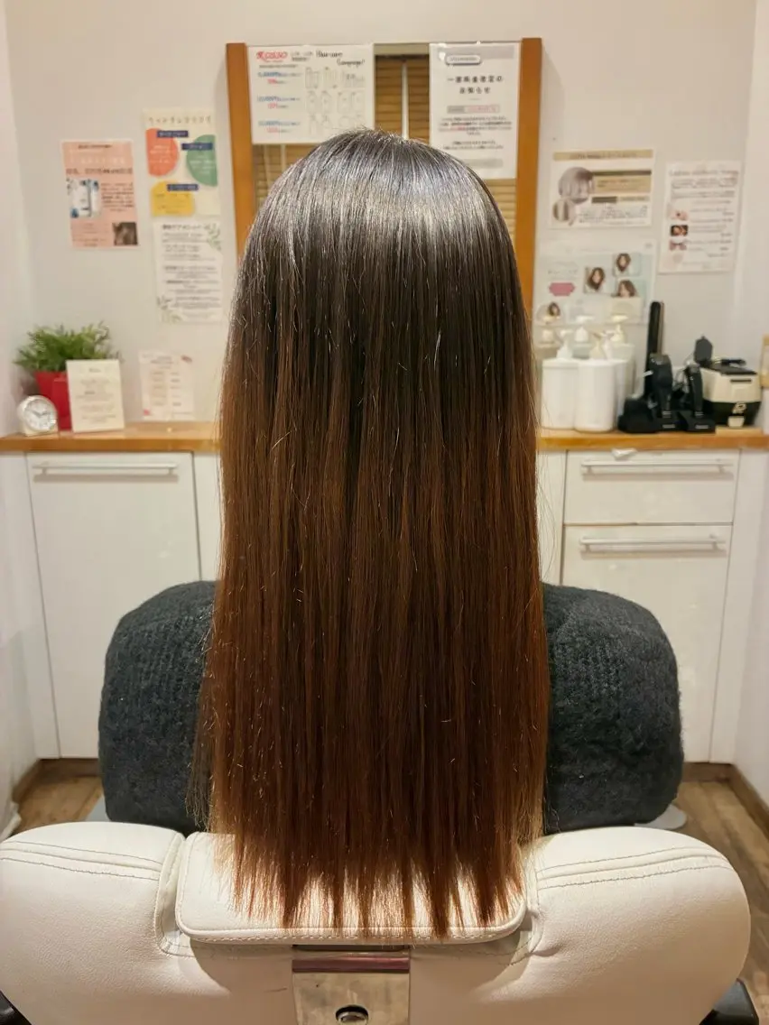ロング カット 友永 風歌のヘアスタイル