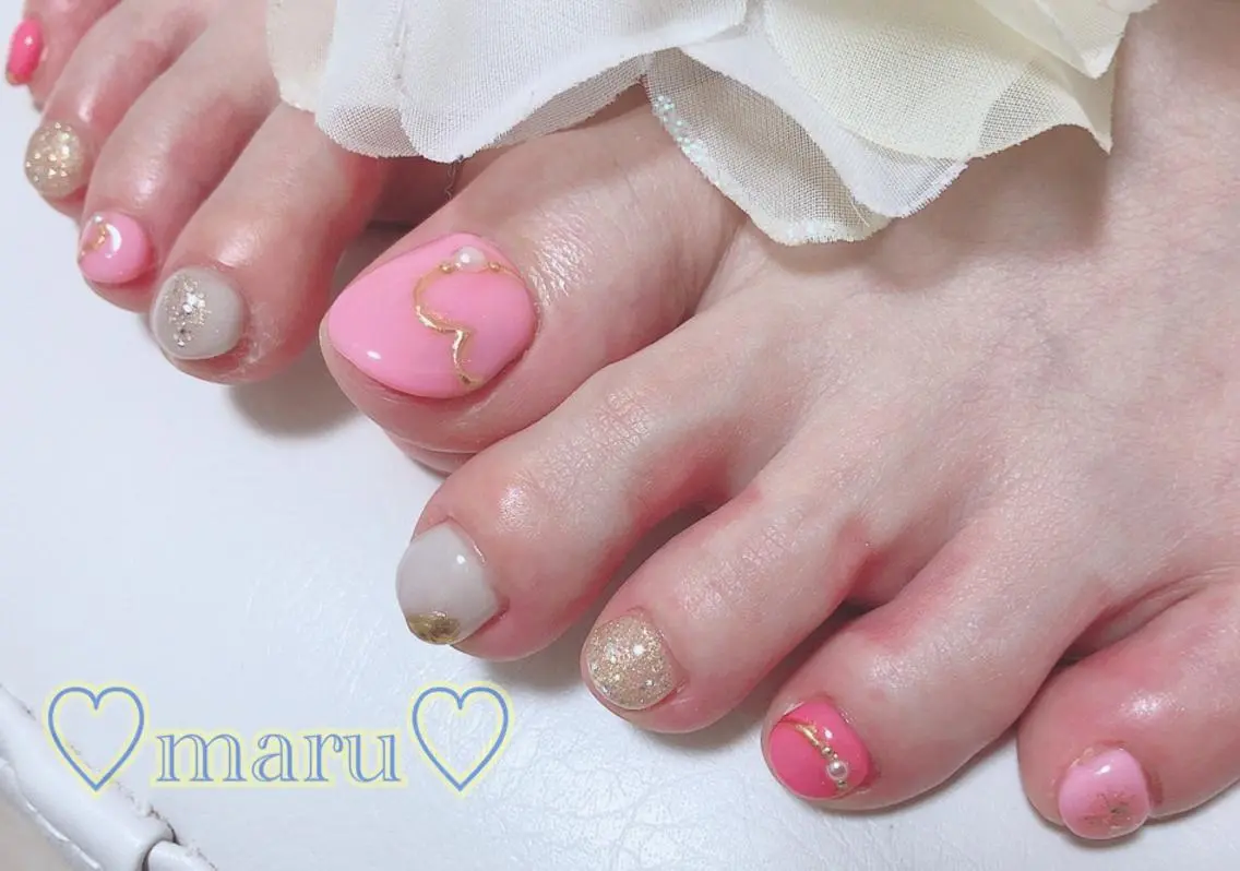 ネイル ハンドネイル フットネイル まるみ♡7/1〜値上 げ致します(>_<)のその他イメージ