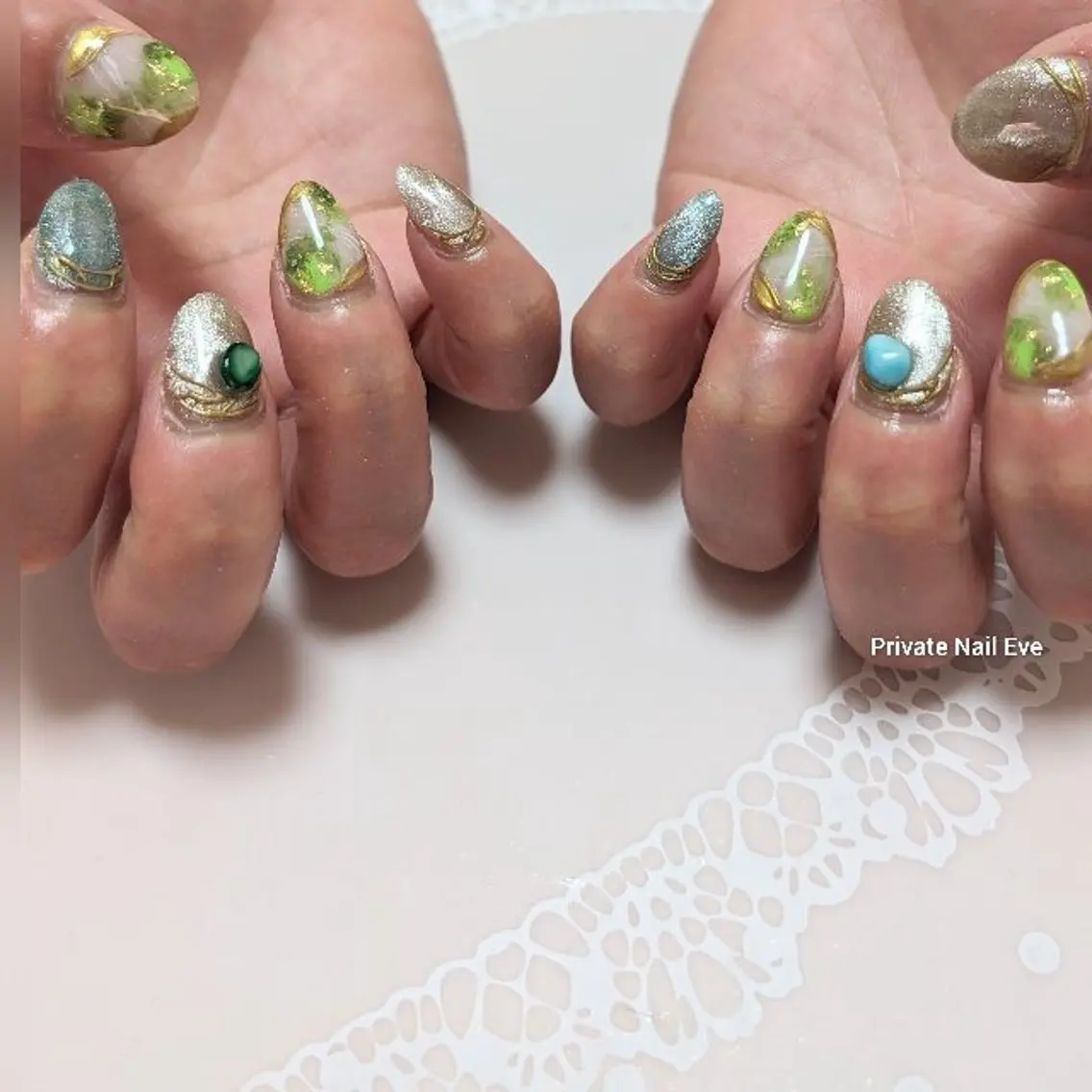 ネイル 持ち込み ニュアンスネイル ハンドネイル ネイル junkoのネイルデザイン