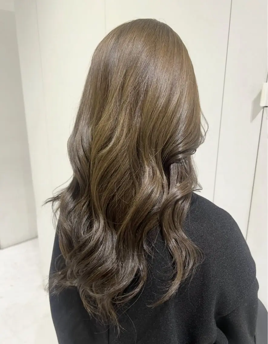 カラー ベージュカラー オリーブベージュ sayaka/ 透明感colorのヘアスタイル