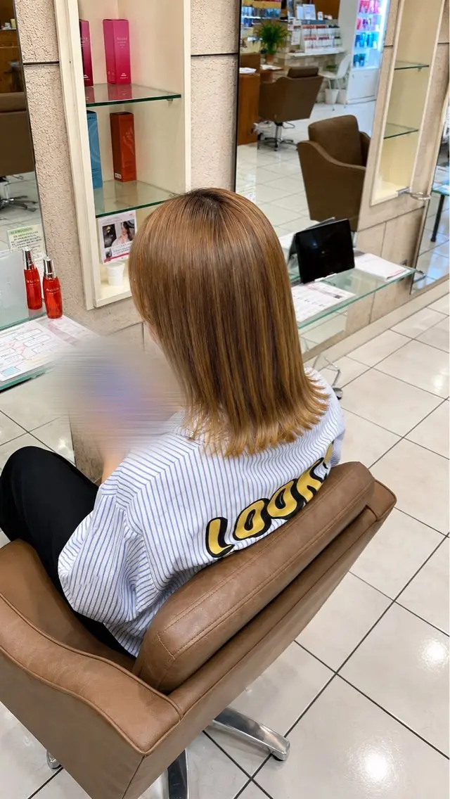 ミディアム カット トリートメント 🫧透明感 ×艶🫧 吉田 陽菜のヘアスタイル