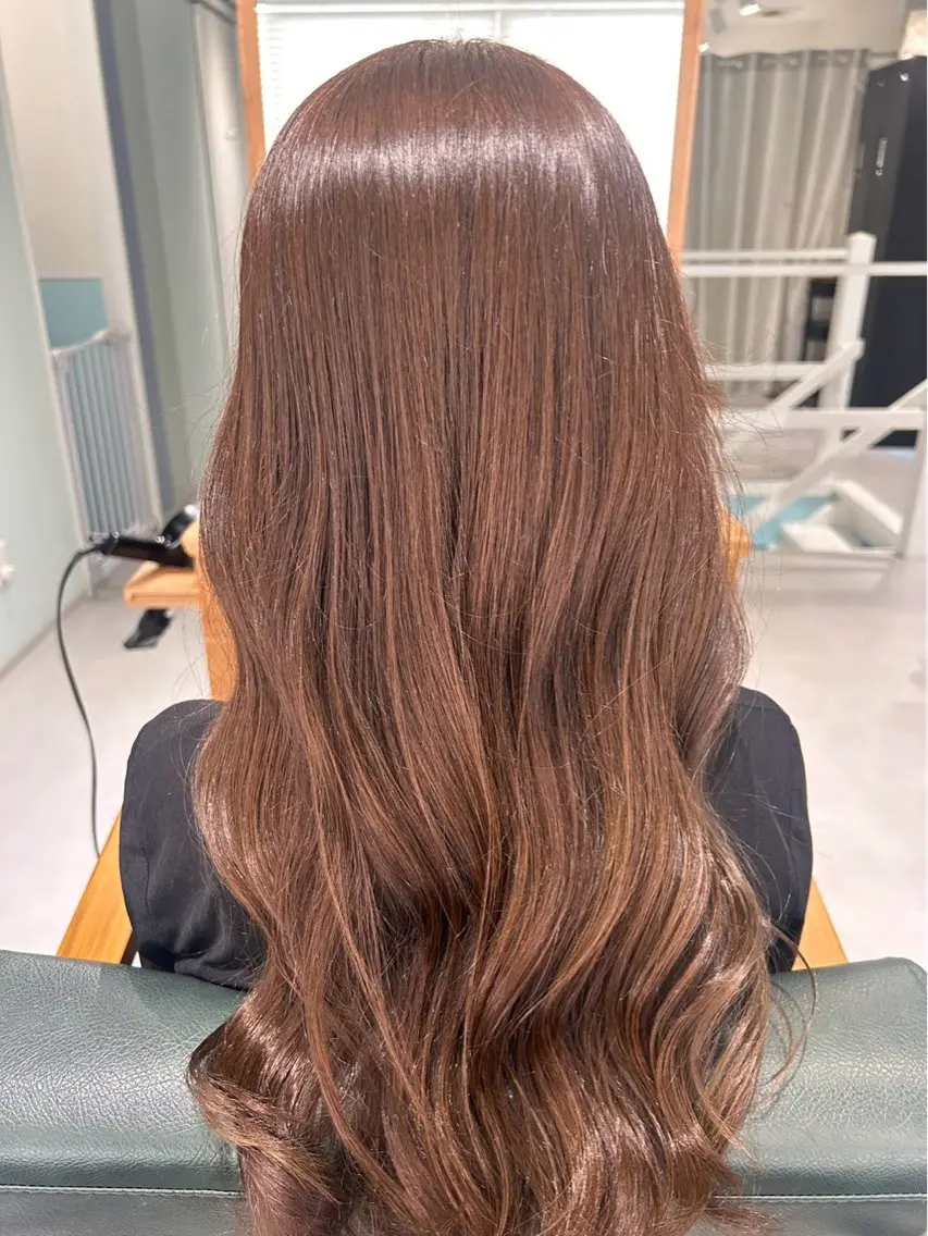 ロング カラー 村上 姫嘉のヘアスタイル