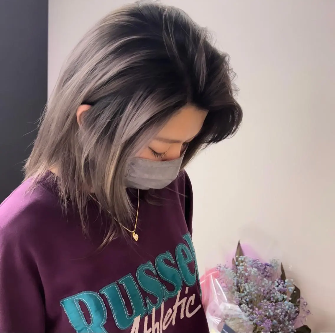 ミディアム カラー ヘアカラー Ren. 🦋デザインカラーのヘアスタイル