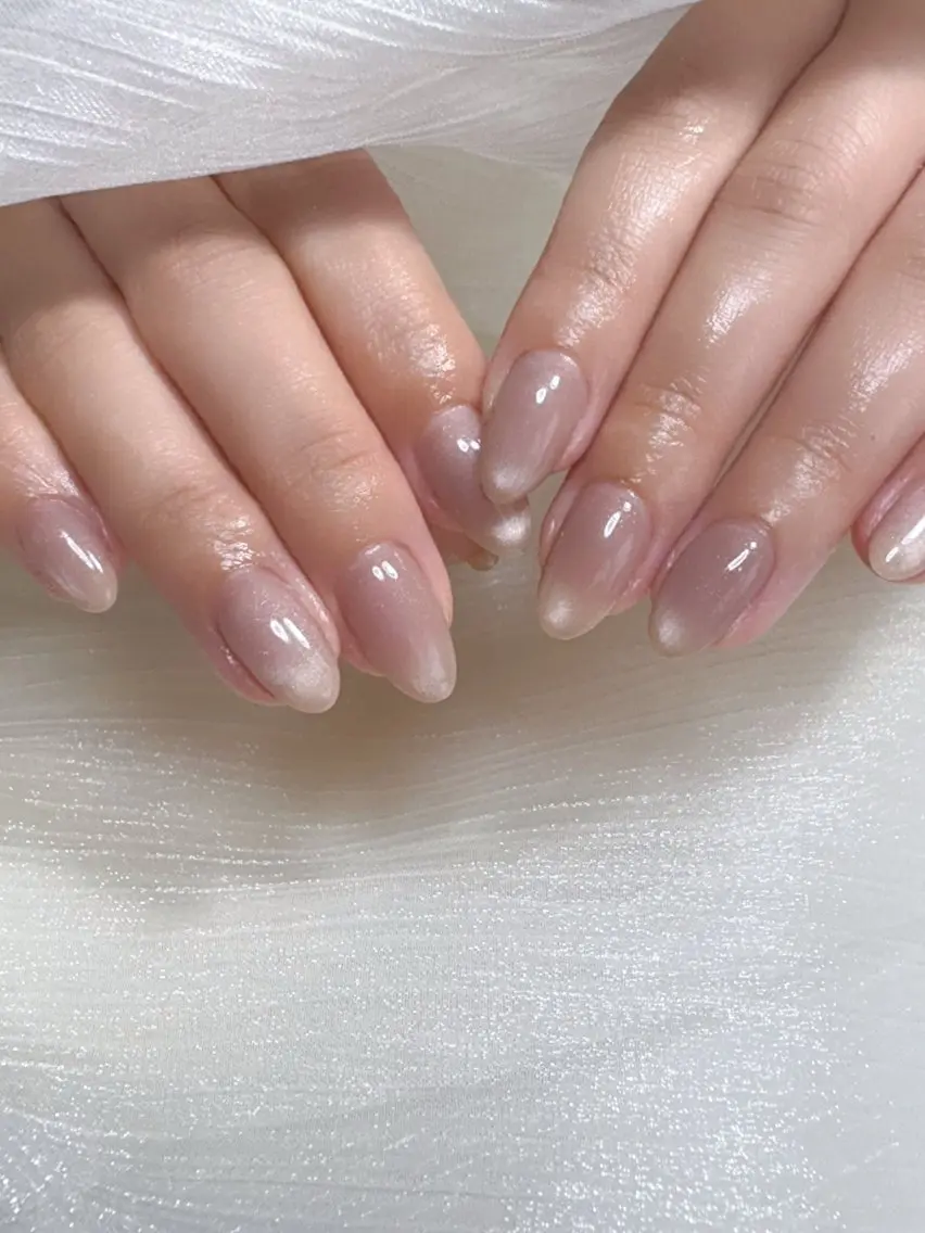ネイル マグネットネイル ニュアンスネイル ハンドネイル nail salon minthのネイルデザイン