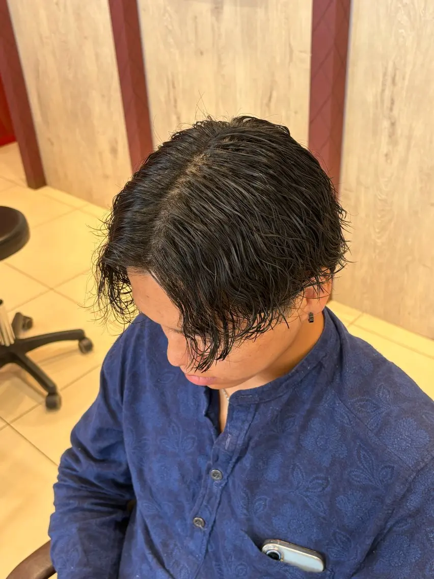 パーマ メンズ カット パーマ Nanami ナナミのヘアスタイル
