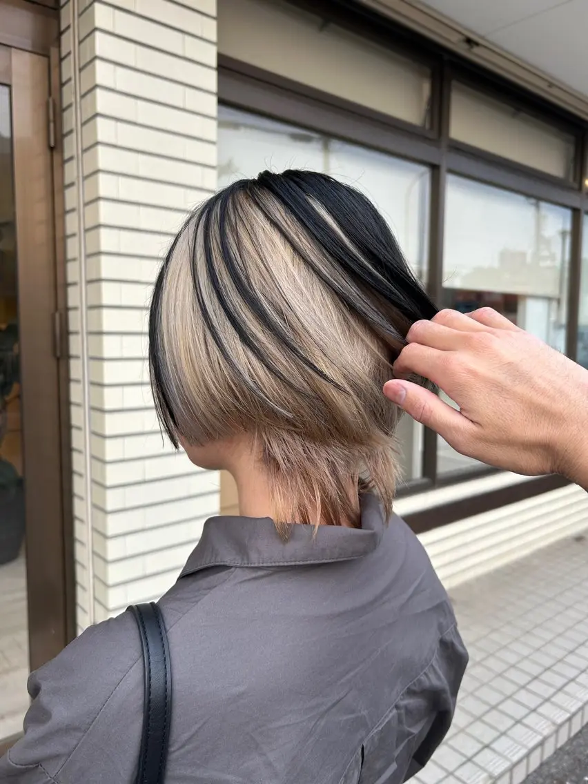ショート カラー カット ヘアカラー トリートメント Hattori Ryukiのヘアスタイル