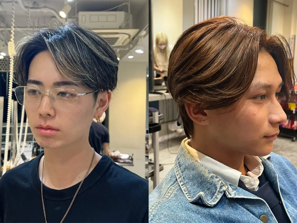 ショート パーマ メンズ カット パーマ センターパート職人 柏/メンズ/ ハルキのヘアスタイル