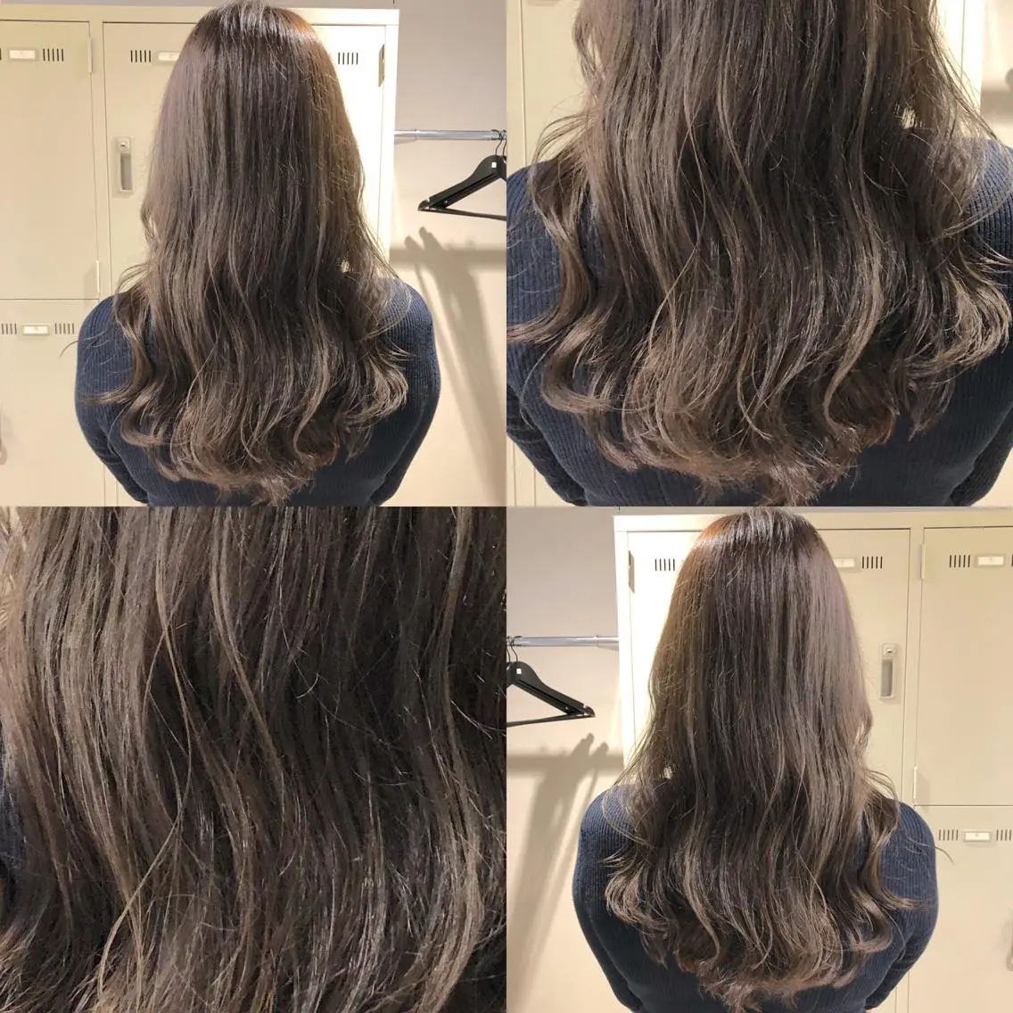 ロング カラー カット ヘアカラー ハイトーン×レイヤー カットTAKUMIのヘアスタイル