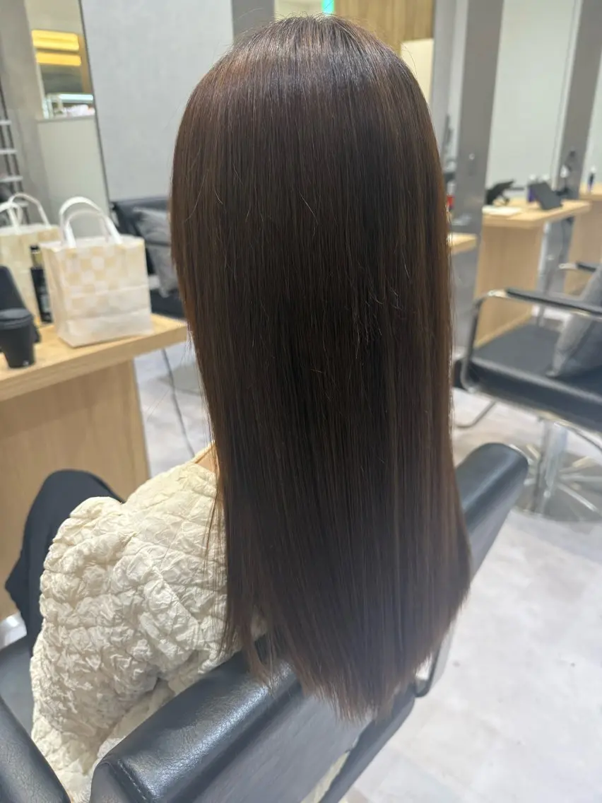 ロング カラー ヘアカラー 縮毛矯正 トリートメント ✨髪質改善/縮毛矯正 ✨FURUSHO聖波のヘアスタイル