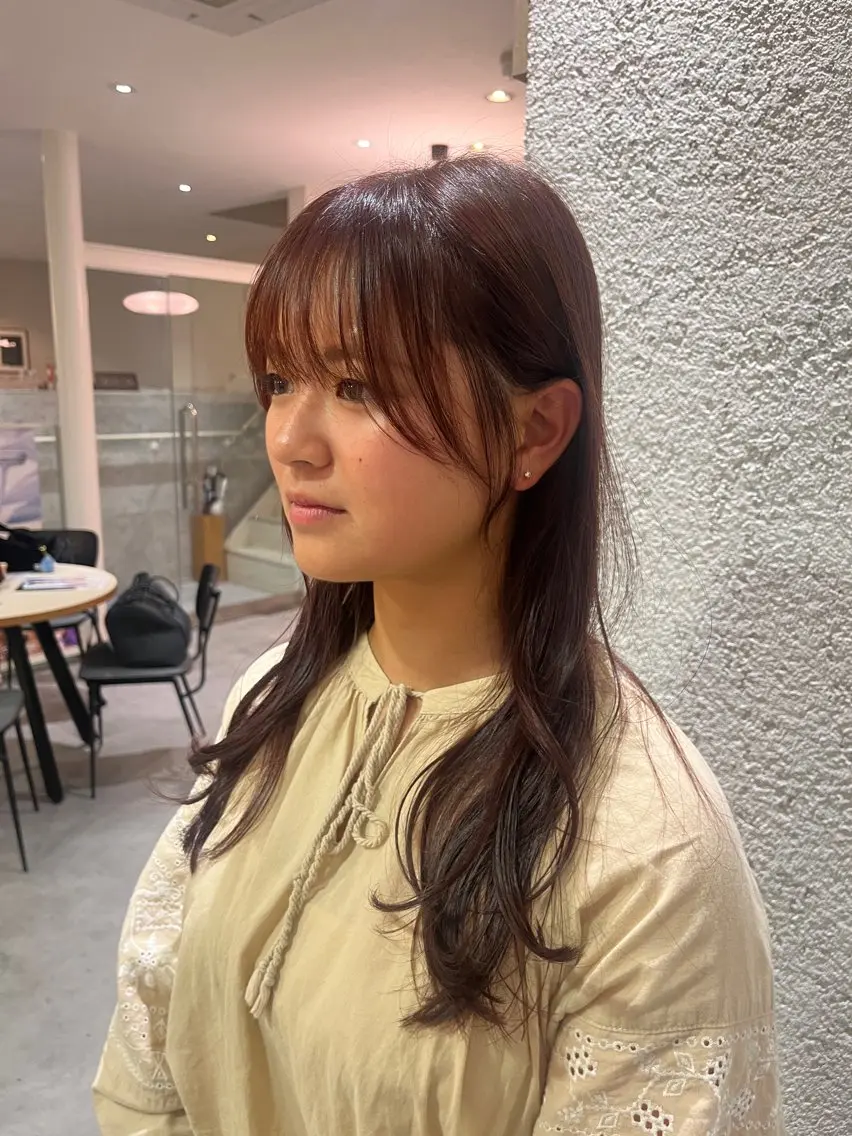 ロング カラー 本田 茜のヘアスタイル