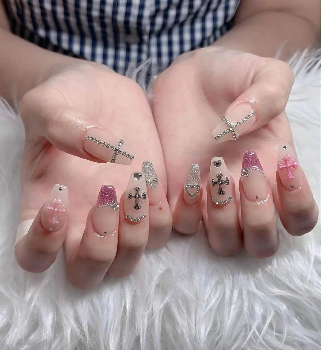 ネイル フレンチネイル ジェルネイル ハロウィン 韓国ネイル マグネットネイル ハンドネイル Hbaby nailのネイルデザイン