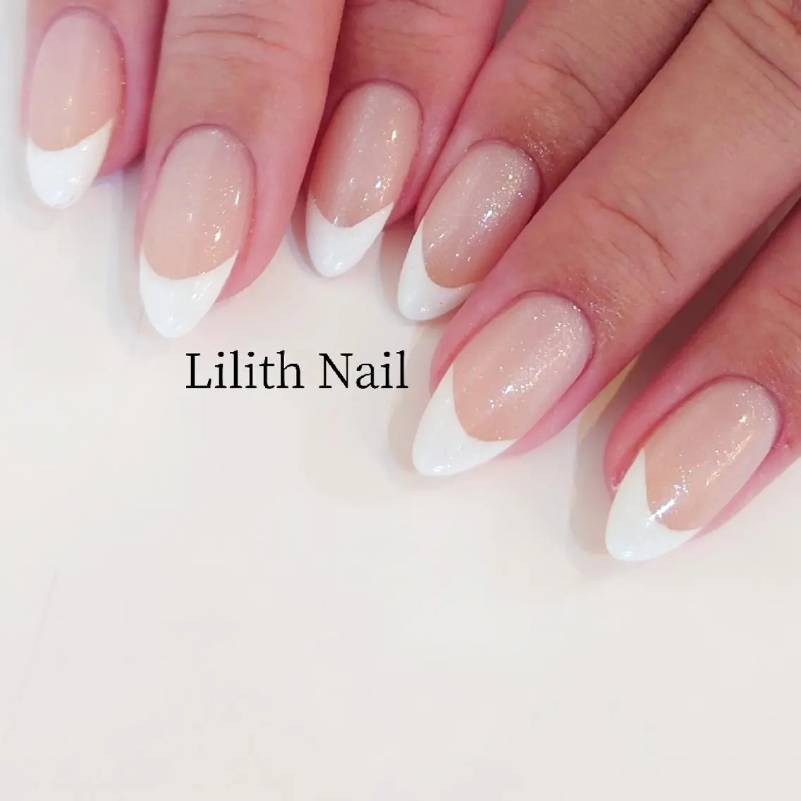 ネイル フレンチネイル シンプルネイル ハンドネイル Lilith Nailのネイルデザイン
