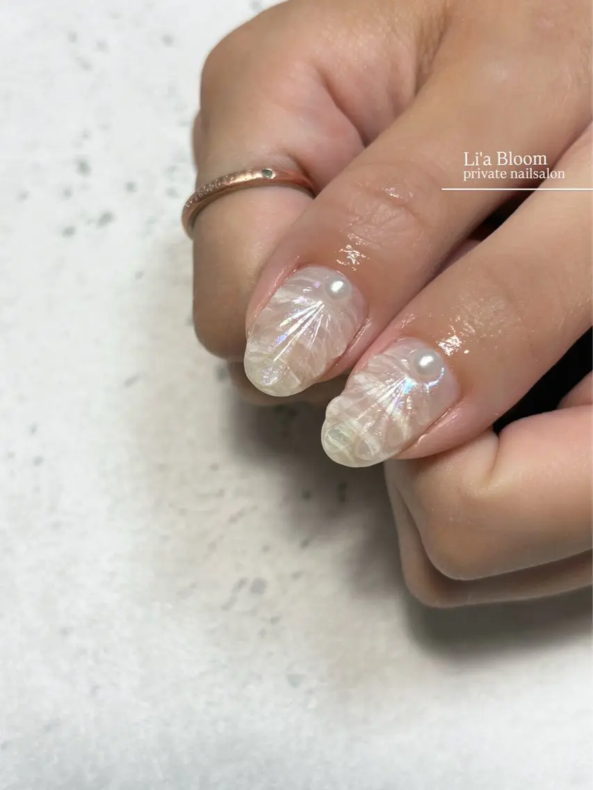 ネイル ハンドネイル 🦋🤍 madoka🤍のネイルデザイン
