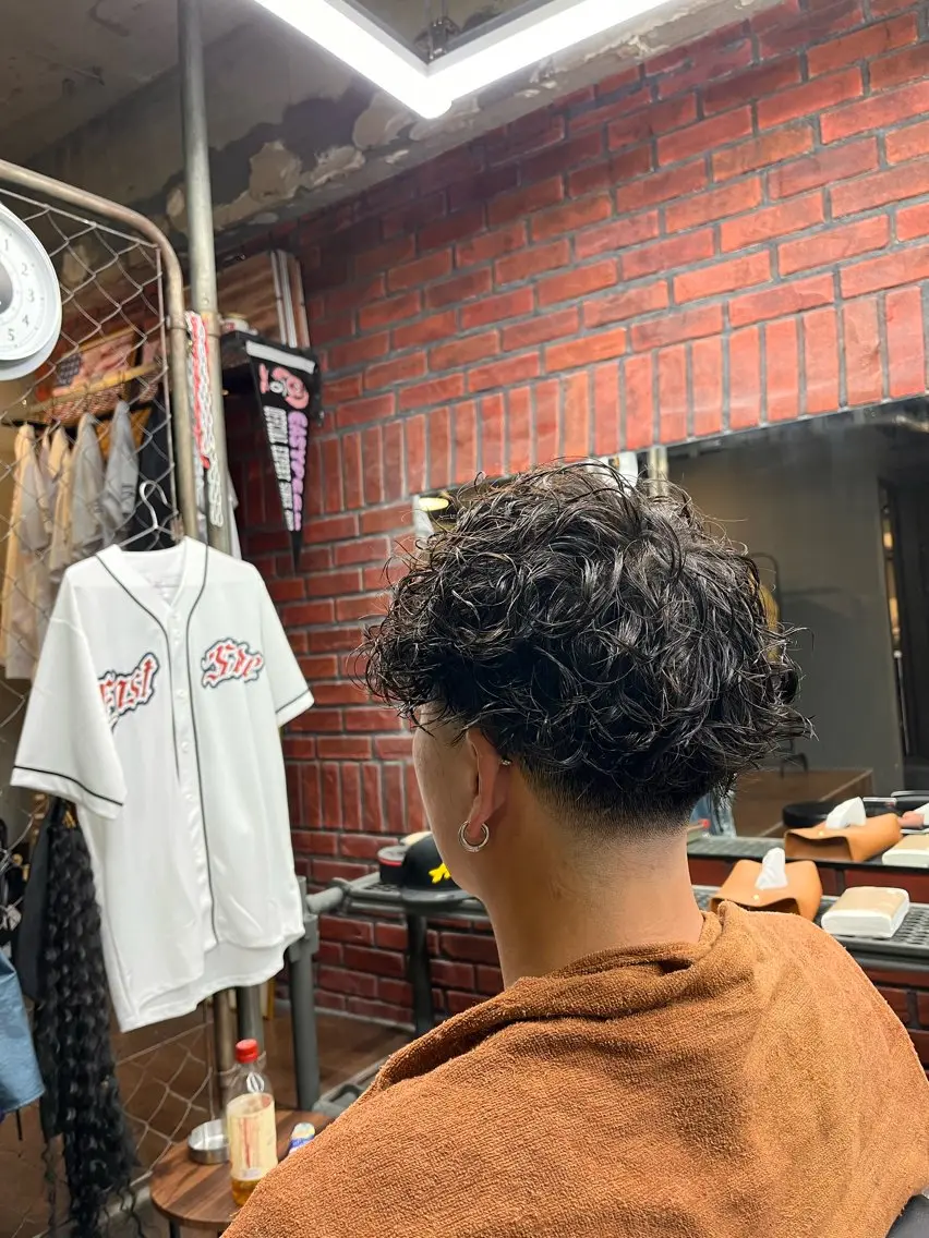 パーマ スパイラルパーマ 門岡 一沙のヘアスタイル