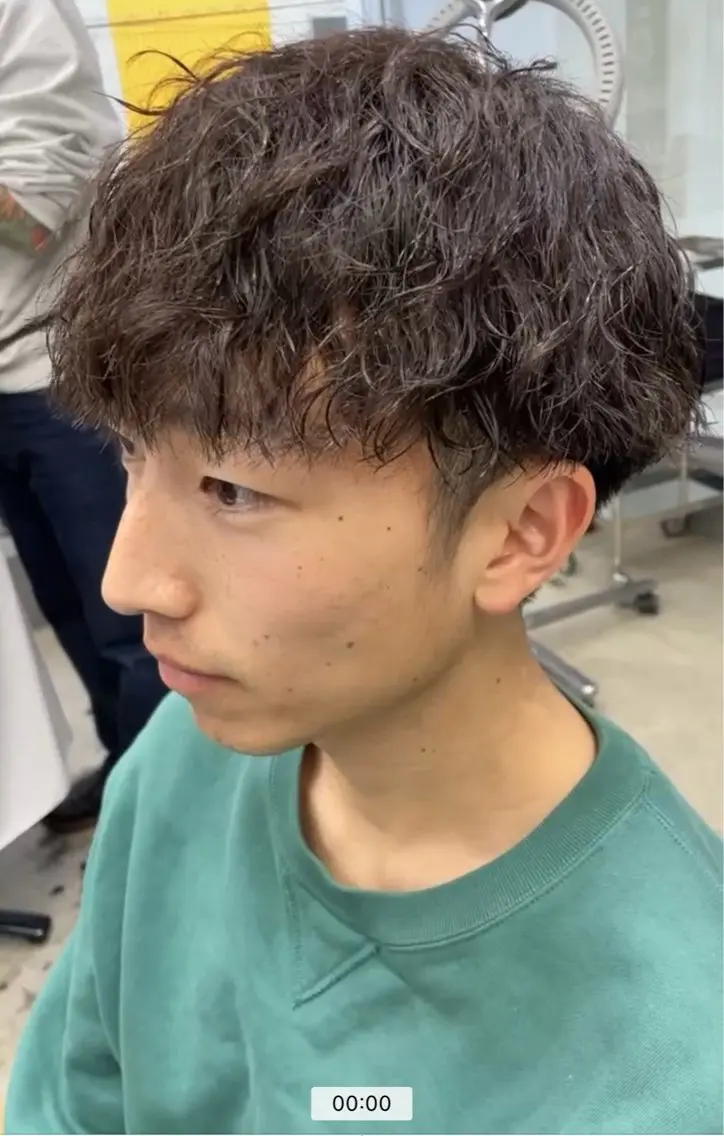 ショート パーマ メンズ メンズ専門サロン wokeのヘアスタイル