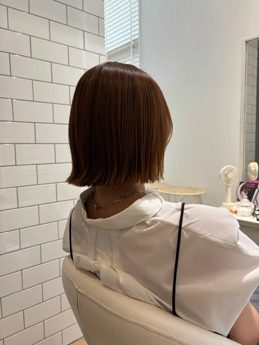 ショート ボブ 外ハネヘア カット きづな 🌷のヘアスタイル