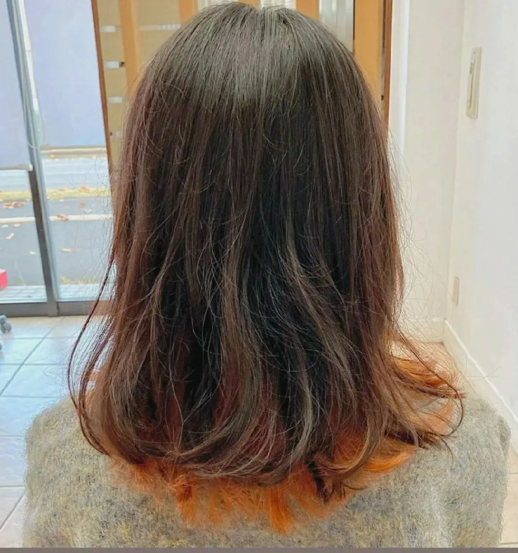 ミディアム カラー 髪質改善 salon セキグチのヘアスタイル