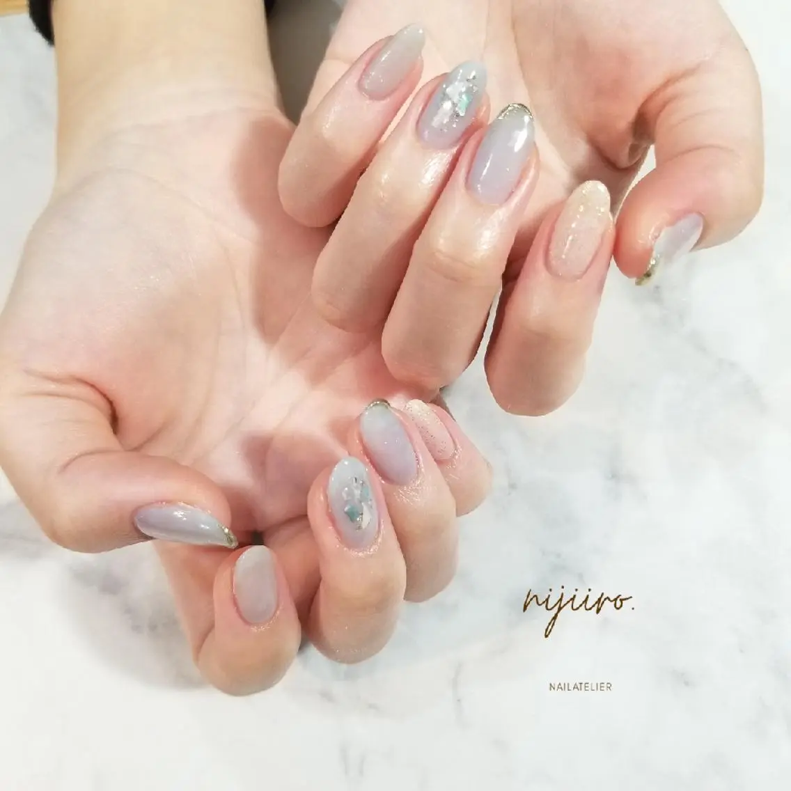 ネイル ハンドネイル nijiiro🌈 サトウのネイルデザイン