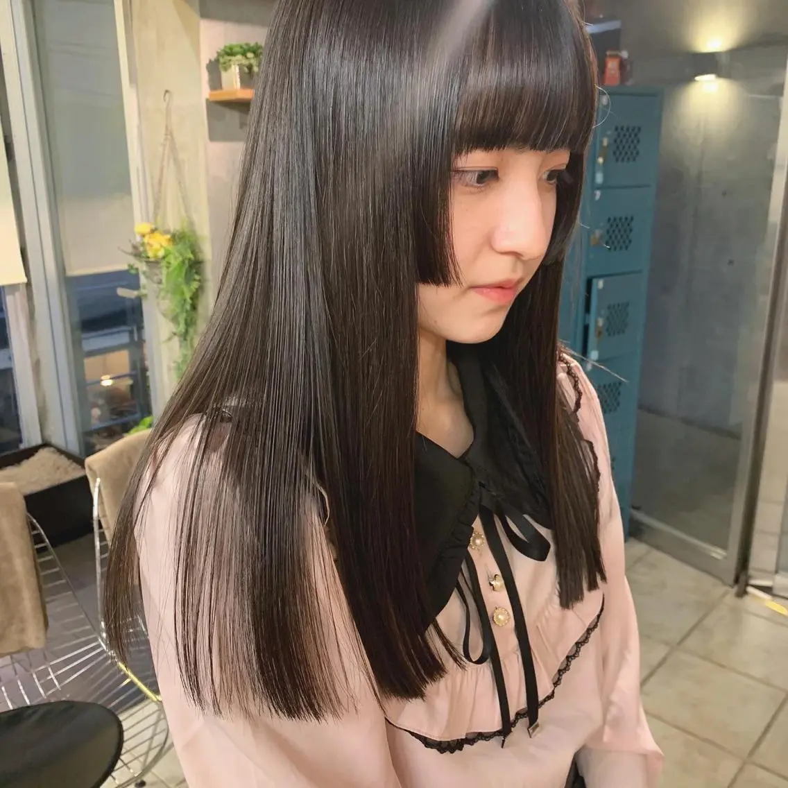 ロング 姫カット カット 土屋かすみ✁︎. ꙳ 姫カットのヘアスタイル