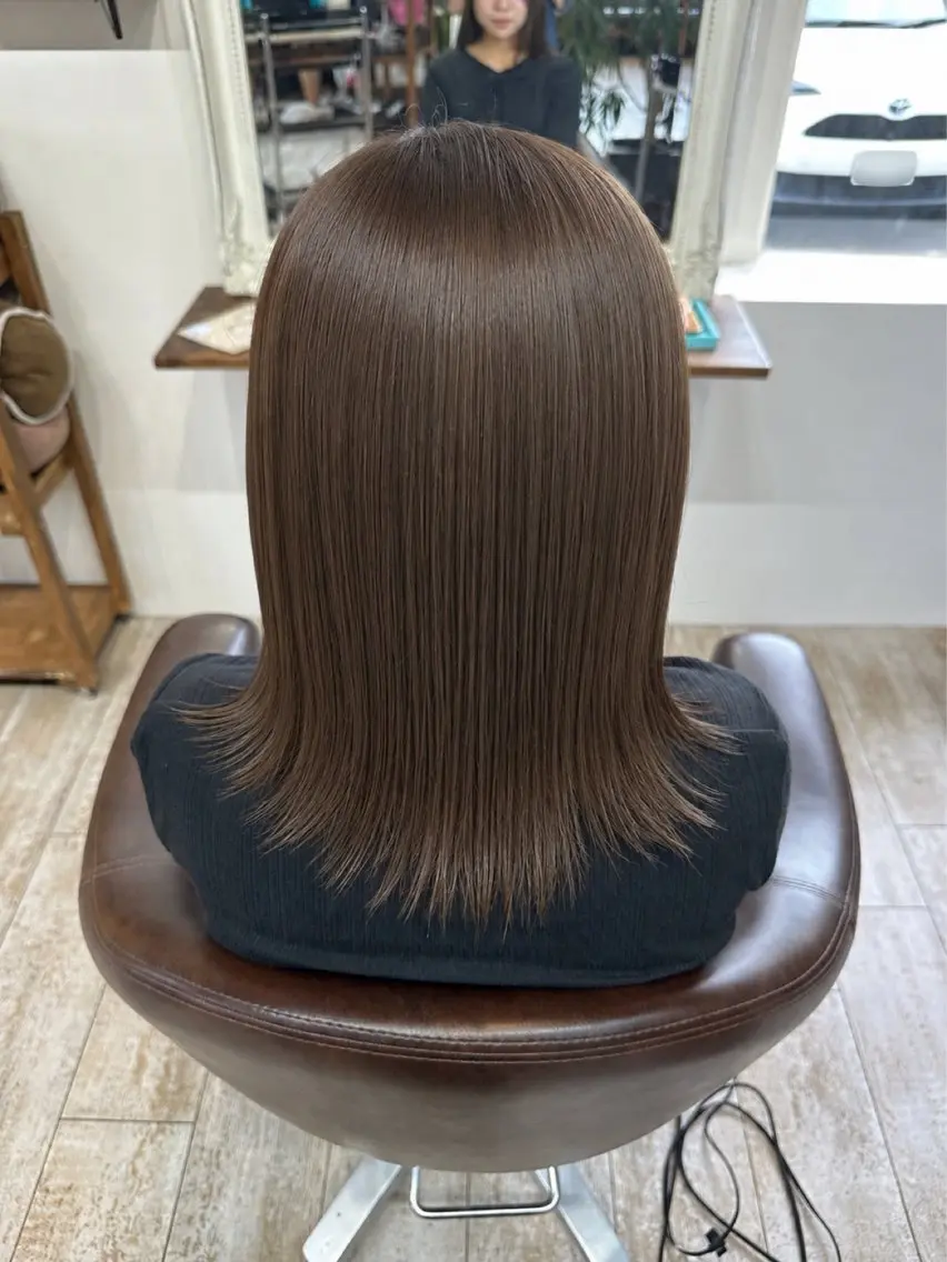 ミディアム 学生 深堀 恵理華のヘアスタイル