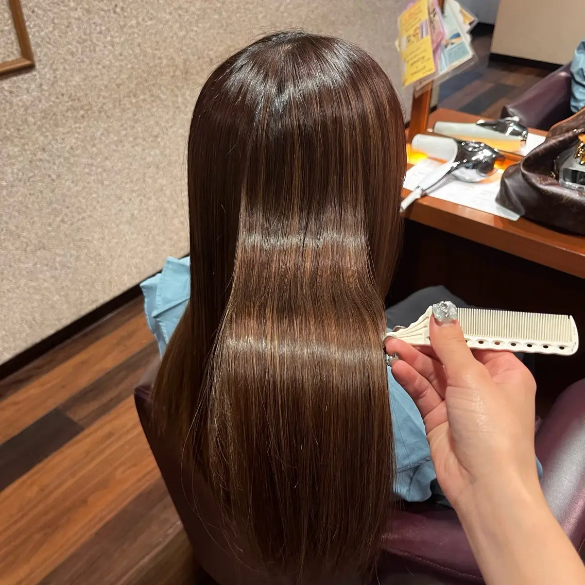 🌼ワンカラー+髪質改善ヴァリジョアトリートメント🌼の写真