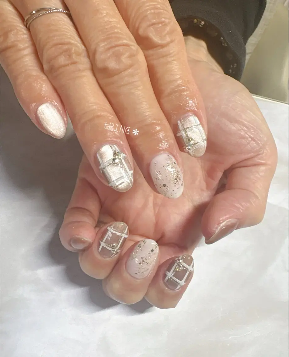 ネイル ハンドネイル tRING* しいの木台のネイルデザイン