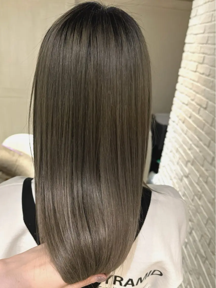 セミロング ヘアカラー トリートメント newi京橋 【sachi】のヘアスタイル