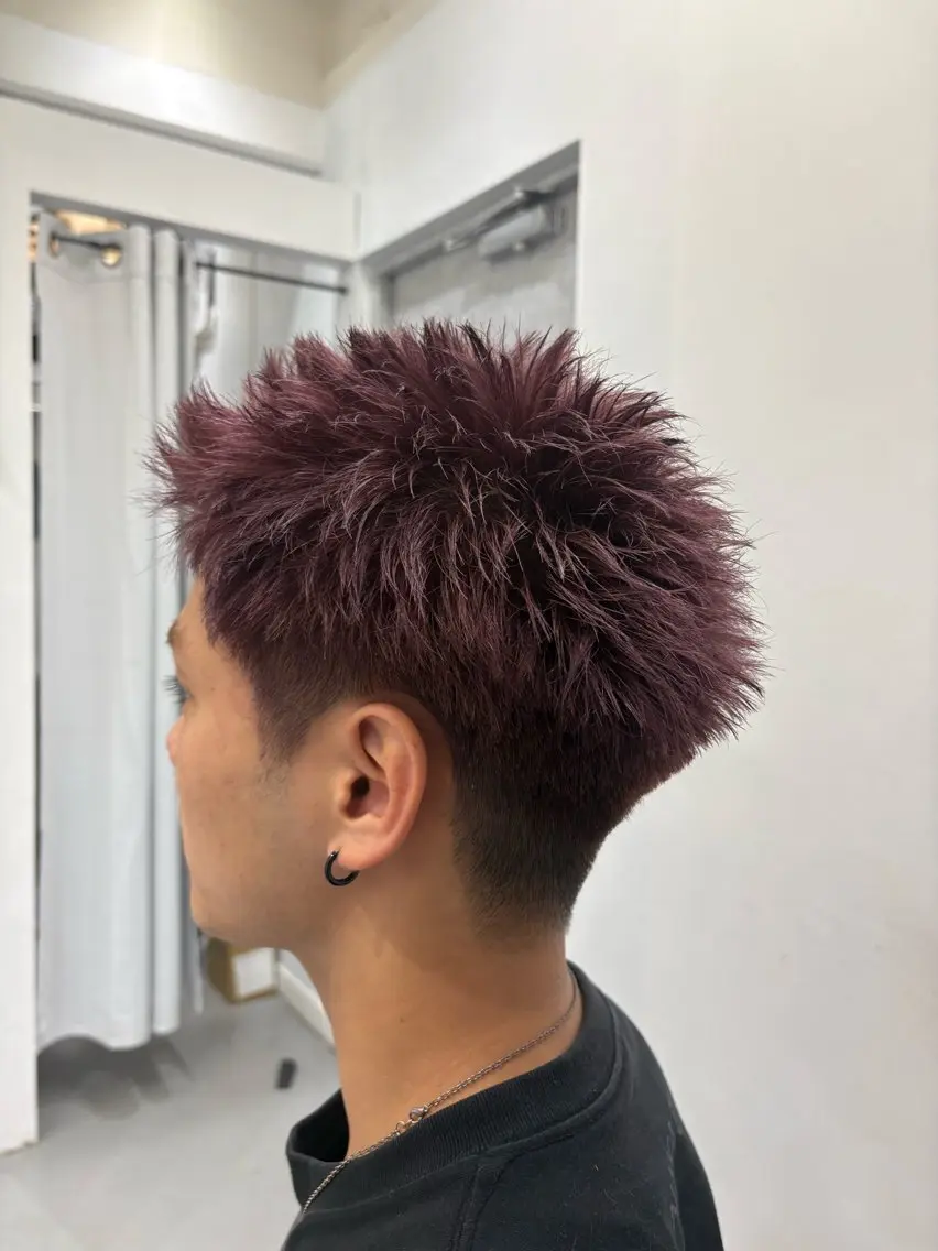 メンズカットカラーの写真