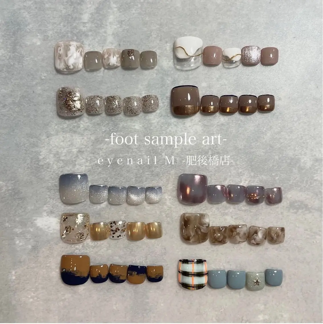 ネイル フットネイル nailst Hのネイルデザイン