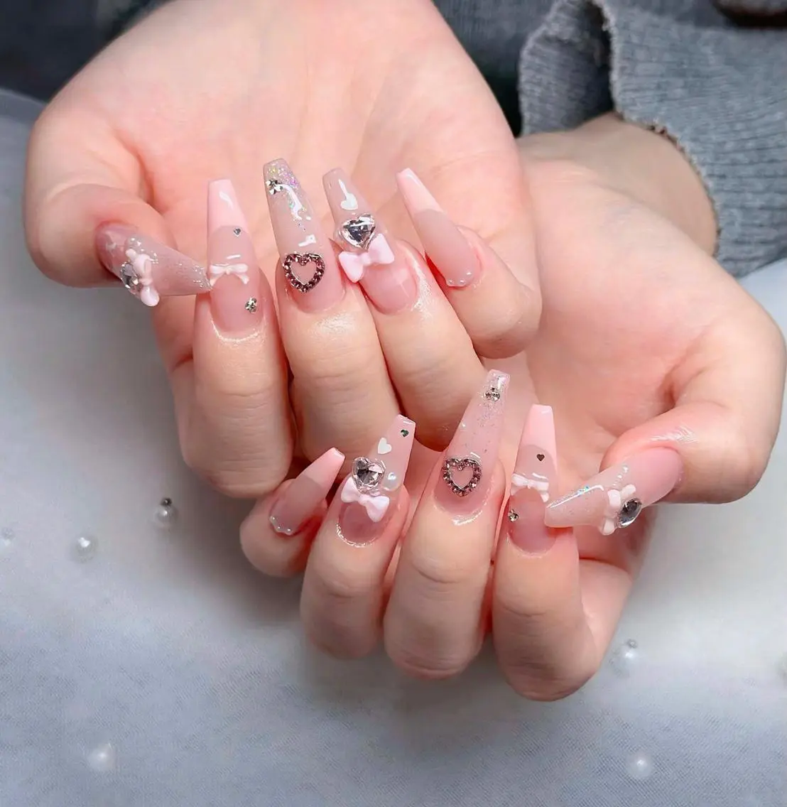 ネイル フレンチネイル ジェルネイル ハロウィン 韓国ネイル マグネットネイル ハンドネイル Hbaby nailのネイルデザイン