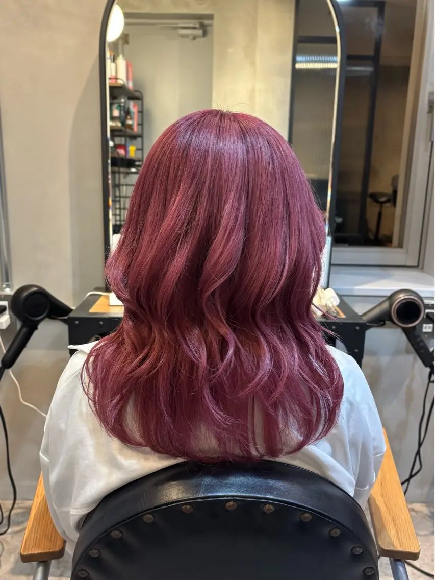 ミディアム カット ヘアカラー 🎀ゆい /yui🎀のヘアスタイル