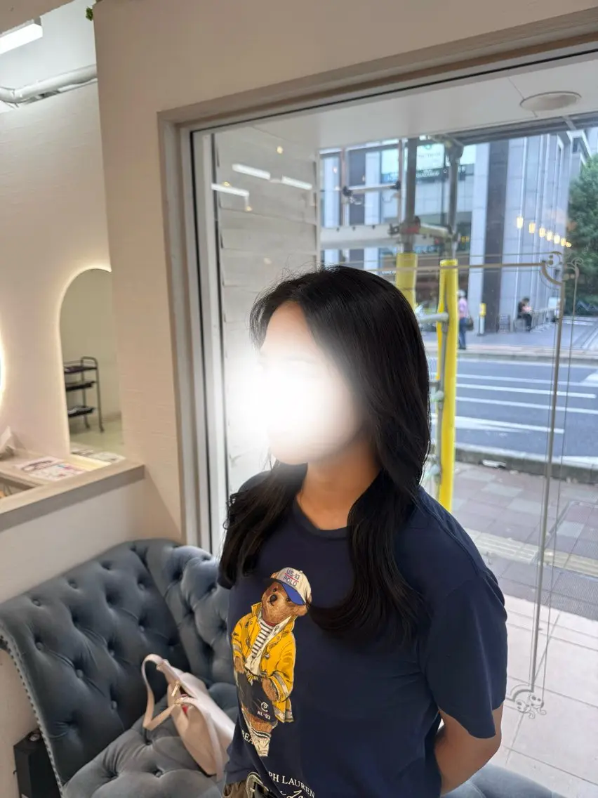 ロング カラー ヘアカラー 戸張 渚のヘアスタイル