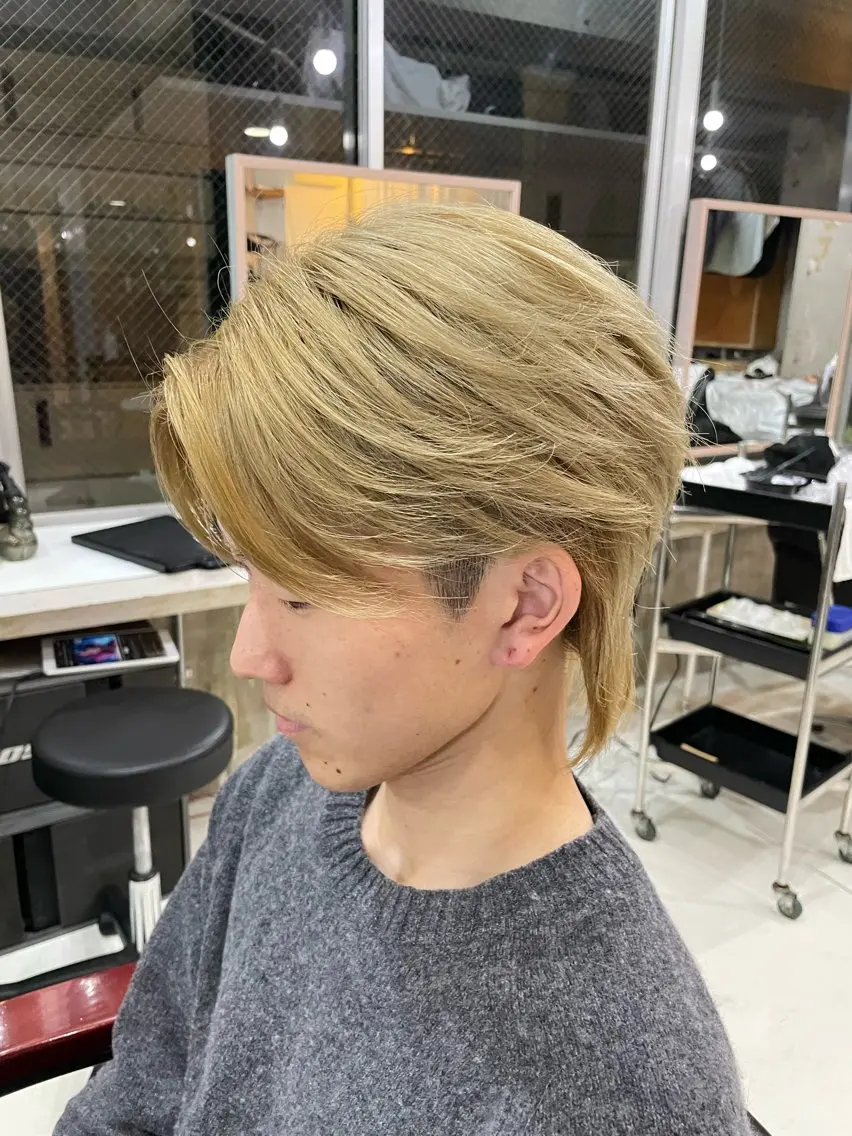 ショート ウルフカット PERCUT 中島快のヘアスタイル