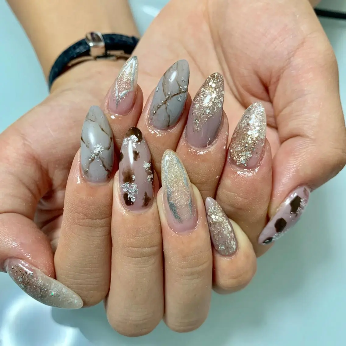 ネイル ハンドネイル 🌙🫧CHARME (RUKA)🦋🫧のネイルデザイン