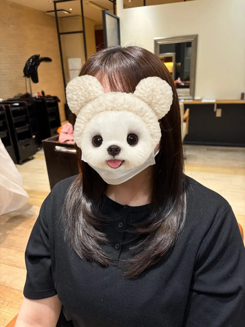 セミロング レイヤーカット 似合わせカット みゆ/ カラーリスト🎀のヘアスタイル