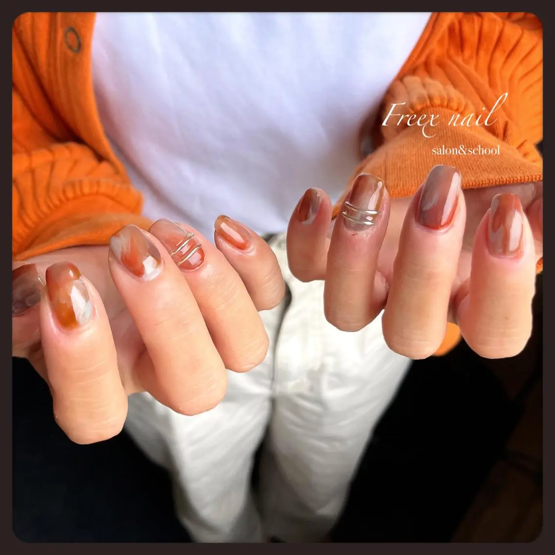 ネイル ニュアンスネイル ハンドネイル ハンドケア freex nail /ニュアンス/個性派のネイルデザイン