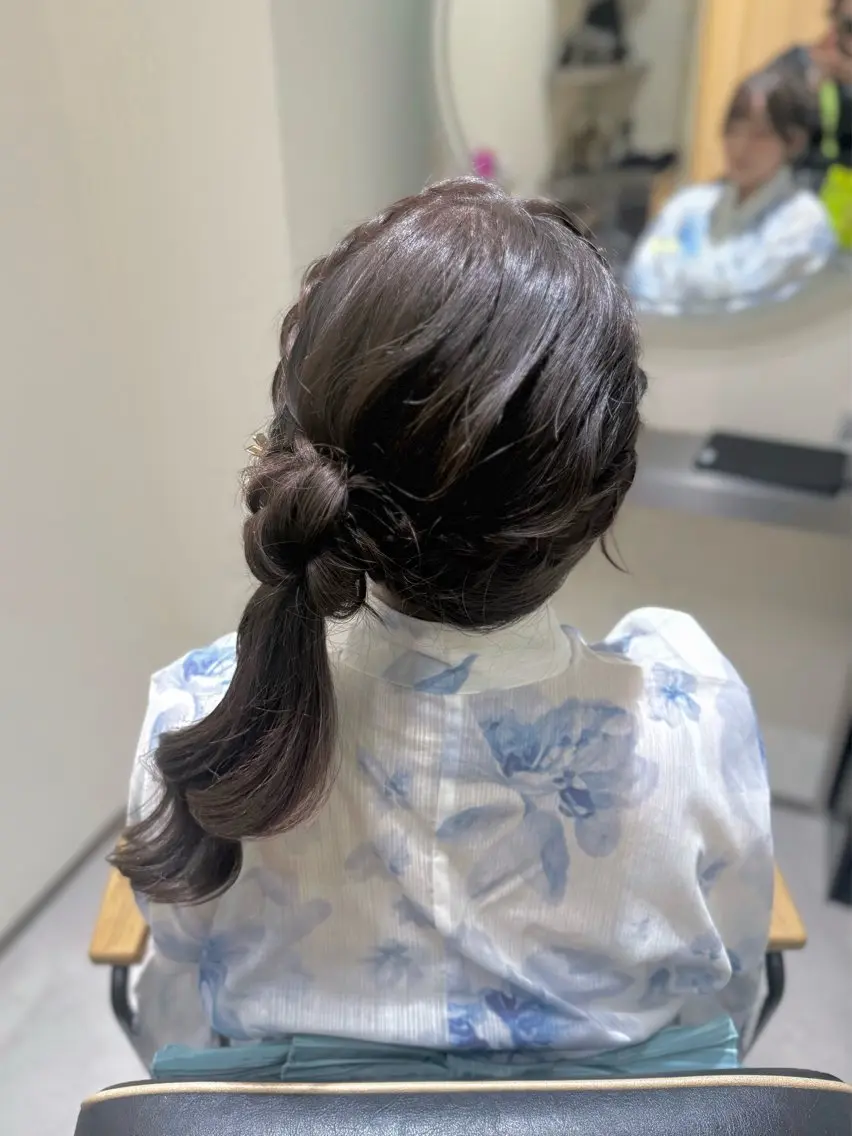 ヘアアレンジ ヘアセット 推し活・参列ヘア🎀 札幌ヘアセット専門のヘアスタイル