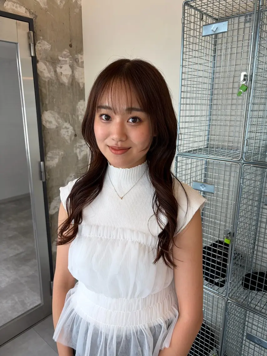ロング カラー FIX hair しなのヘアスタイル