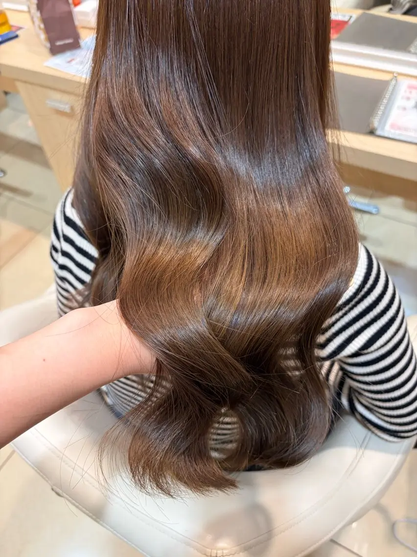 ロング カラー ヘアアレンジ アディクシーカラー ベージュカラー ヘアカラー 🫧Ash中目黒 Kotoka🫧のその他イメージ