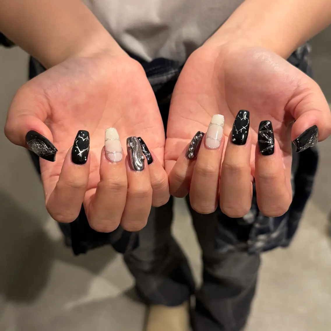 ネイル ハンドネイル ʀᴀɪ ɴᴜᴀɴᴄᴇのネイルデザイン