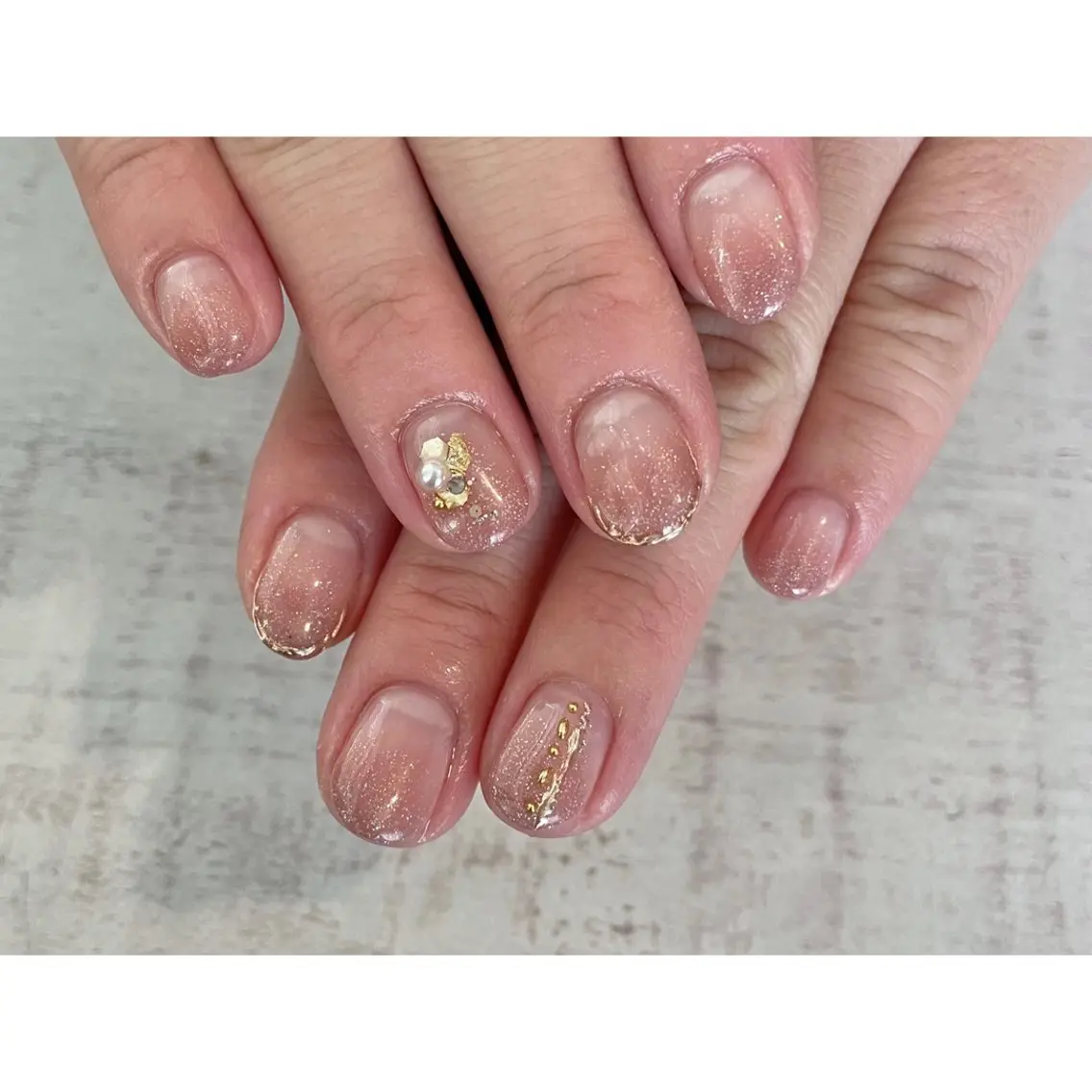 ネイル ハンドネイル 𖡼 yumenoのネイルデザイン