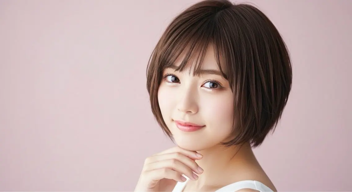 ショート ボブレイヤー ボブ レイヤーカット ✱リンクスハート✱ ✱島岡　茉生✱のヘアスタイル