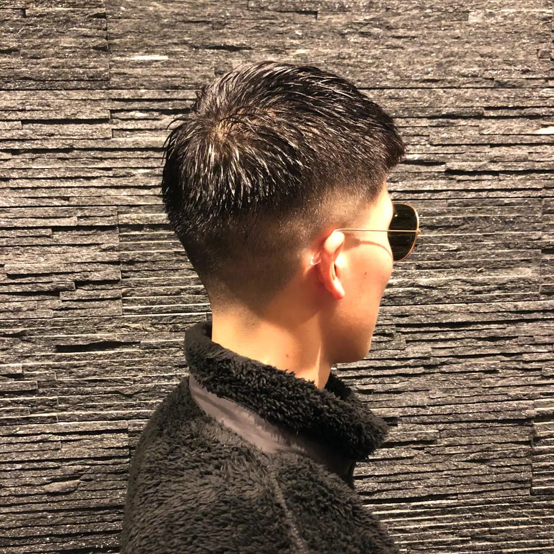 ショート パーマ メンズ 木村 りきのヘアスタイル