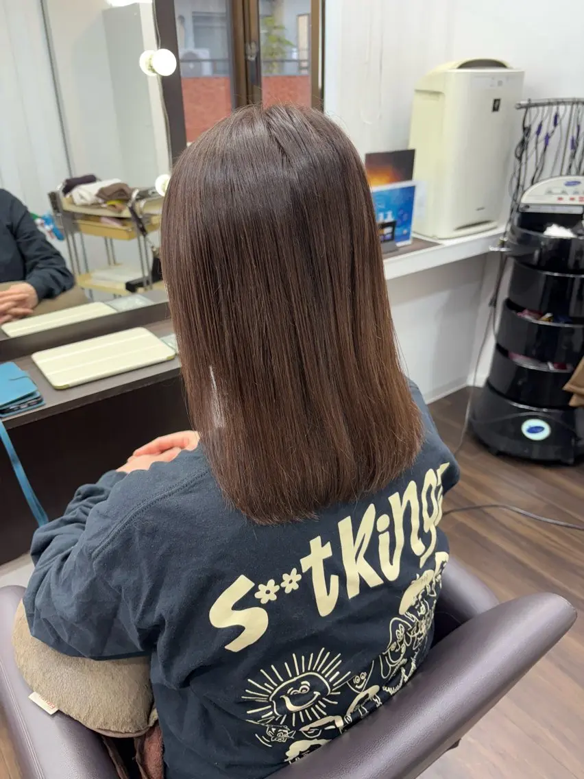 ミディアム 縮毛矯正 トリートメント 縮毛矯正 トリートメント 髪質改善FORMA 💫S.Katohのヘアスタイル