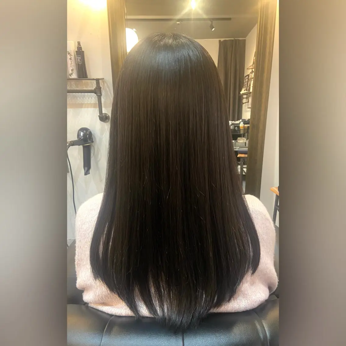 ロング 縮毛矯正 ホシヤ ナオのヘアスタイル