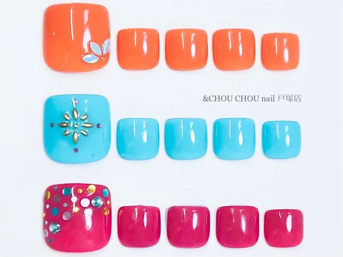 ネイル フットネイル &CHOU CHOU nail たむらのネイルデザイン