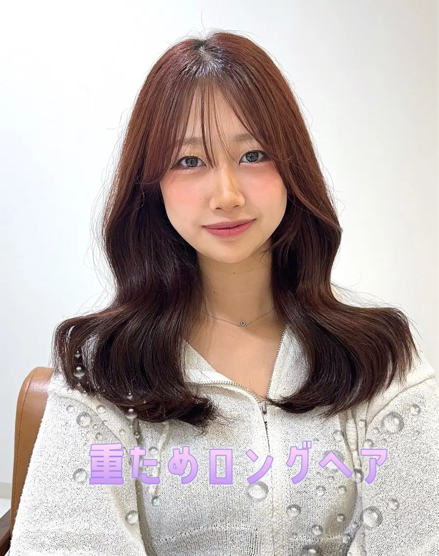 ロング MIZUKI🫧ྀི 韓国ヘアAFLOATのヘアスタイル