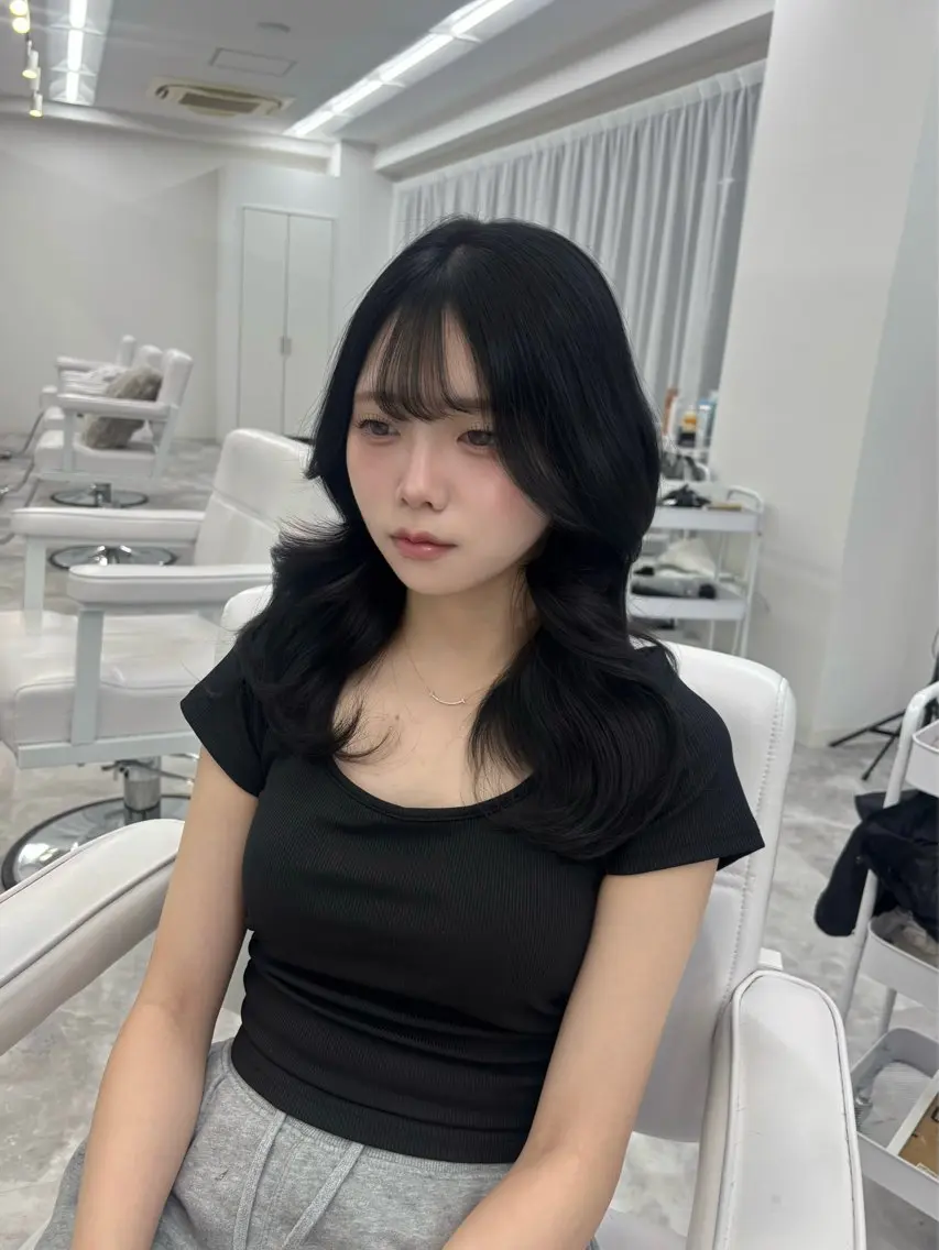 セミロング カラー ヘアカラー Rinka 🎀🐇のヘアスタイル